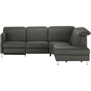 meinSofa Leder-Ecksofa  Leon ¦ grau ¦ Maße (cm): B: 259 H: 83 T: 236.0 Polstermöbel > Sofas > Ecksofas - Höffner