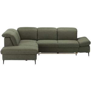 uno Ecksofa  Serra ¦ grün ¦ Maße (cm): B: 268 H: 81 T: 215.0 Polstermöbel > Sofas > Ecksofas - Höffner