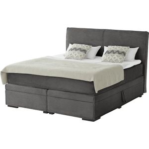 Boxi Boxspringbett mit Bettkasten Boxi Urban ¦ grau ¦ Maße (cm): B: 160 H: 125 Betten > Boxspringbetten > Boxspringbetten 160x200 - Höffner