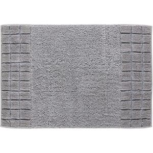 Grund Badematte  ¦ silber ¦ 100% Baumwolle ¦ Maße (cm): B: 60 H: 1,8 Badtextilien > Badematten & Badvorleger - Höffner