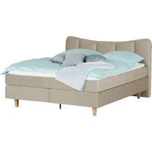 Boxspringbett  Dalur ¦ beige ¦ Maße (cm): B: 160 H: 110 Betten > Boxspringbetten > Boxspringbetten 160x200 - Höffner