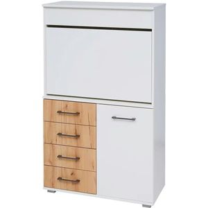 Sekretär  Varia Online ¦ weiß ¦ Maße (cm): B: 82 H: 139 T: 38.0 Kommoden & Sideboards > Sekretäre - Höffner