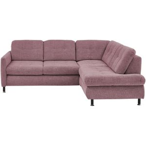 Lounge Collection Ecksofa  LIORA ¦ rosa/pink ¦ Maße (cm): B: 242 H: 99 T: 210.0 Polstermöbel > Sofas > Ecksofas - Höffner