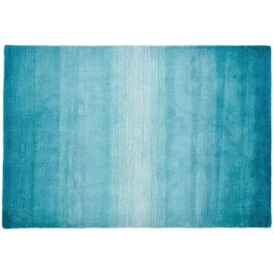 THEKO Wollteppich  Wool Comfort ¦ blau ¦ Wolle ¦ Maße (cm): B: 90 H: 1,4 Teppiche > Wohnteppiche - Höffner