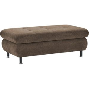 Lounge Collection XXL-Hocker  Sally ¦ braun ¦ Maße (cm): B: 129 H: 47 T: 64.0 Polstermöbel > Hocker - Höffner
