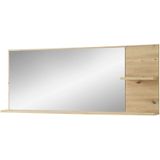 uno Spiegel 148 x 60 cm Turin ¦ holzfarben ¦ Glas,Aluminium,Holzwerkstoff ¦ Maße (cm): B: 148 H: 60 T: 17.0 Accessoires > Spiegel - Höffner