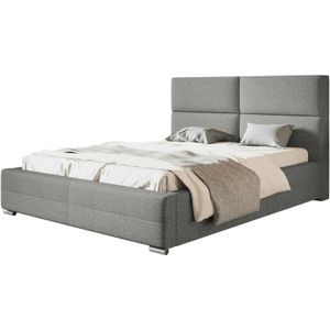 Polsterbett mit Stauraum Sale ¦ grau ¦ Maße (cm): H: 104 Betten > Polsterbetten - Höffner