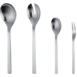 Meisterkoch Servierbesteck  4-teilig  OPTIMUS ¦ silber ¦ Edelstahl Besteck > Besteck-Sets - Höffner