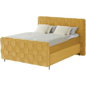 Wohnwert Boxspringbett  Tefla ¦ gelb �¦ Maße (cm): B: 182 H: 132,5 Betten > Komfortbetten - Höffner