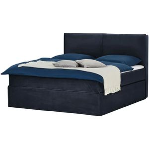 Boxi Boxspringbett 160 x 200 cm mit trendigem Keder Boxi Urban ¦ blau ¦ Maße (cm): B: 160 H: 125 Betten > Boxspringbetten > Boxspringbetten 160x200 - Höffner
