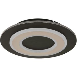 Globo Lighting Deckenleuchte  ¦ schwarz ¦ Maße (cm): B: 32 H: 5,5  Ø: 32 Lampen & Leuchten > Deckenleuchten - Höffner