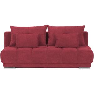 bobb Einzelsofa mit Schlaffunktion Isalie de Luxe ¦ rot ¦ Maße (cm): B: 206 H: 92 T: 105.0 Polstermöbel > Sofas > 2-Sitzer - Höffner
