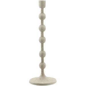 HOME STORY Kerzenhalter  ¦ creme ¦ Aluminium ¦ Maße (cm): H: 38  Ø: 13 Accessoires > Kerzen & Kerzenständer > Kerzenständer - Höffner