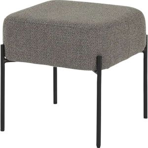 Polsterhocker  Jasper ¦ grau ¦ Maße (cm): B: 43 H: 40 T: 43.0 Polstermöbel > Hocker - Höffner