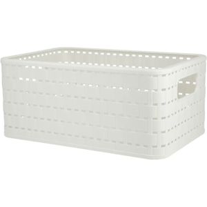 Rotho Aufbewahrungsbox  COUNTRY ¦ weiß ¦ Kunststoff ¦ Maße (cm): B: 18,5 H: 12,6 Aufbewahrung > Aufbewahrungsboxen - Höffner