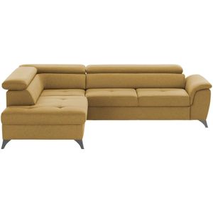 switch Ecksofa  Aldeia ¦ gelb ¦ Maße (cm): B: 252 H: 70 T: 200.0 Polstermöbel > Sofas > Ecksofas - Höffner