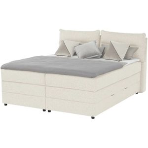 Boxspringbett mit Bettkasten Neto ¦ beige ¦ Maße (cm): B: 153 H: 109 Betten > Komfortbetten - Höffner