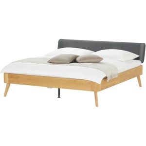HASENA Massivholzbettgestell  Oak Bianco ¦ holzfarben ¦ Maße (cm): B: 213 H: 86 Betten > Bettgestelle > Bettgestelle 200x200 - Höffner