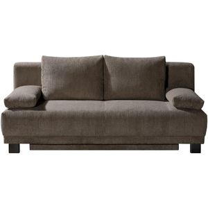 Schlafsofa aus Cord Luna ¦ braun ¦ Maße (cm): B: 200 H: 89 T: 96.0 Polstermöbel > Sofas > 2-Sitzer - Höffner