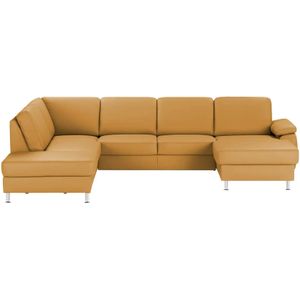 meinSofa Wohnlandschaft mit Sitz- und Rückenbezug aus Leder Kathi ¦ orange ¦ Maße (cm): B: 309 H: 86 T: 235.0 Polstermöbel > Sofas > Wohnlandschaften - Höffner