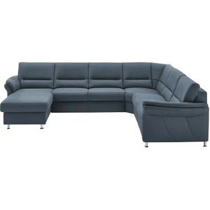 meinSofa Wohnlandschaft mit Boxspringpolsterung  Donald ¦ blau ¦ Maße (cm): B: 330 H: 89 T: 173.0 Polstermöbel > Sofas > Wohnlandschaften - Höffner