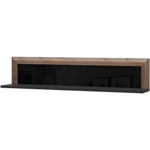 Wandboard  Sevilla ¦ schwarz ¦ Maße (cm): B: 132 H: 27 T: 22.0 Regale > Wandboards - Höffner