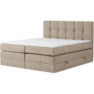 Boxspringbett mit Bettkasten Leeds ¦ beige ¦ Maße (cm): B: 160 H: 121 Betten > Komfortbetten - Höffner