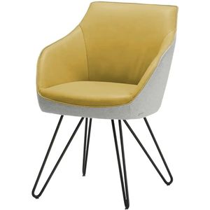 KOINOR Armlehnstuhl  Dining System 4 ¦ gelb ¦ Maße (cm): B: 60 H: 84 T: 67.0 Stühle > Esszimmerstühle > Esszimmerstühle mit Armlehnen - Höffner