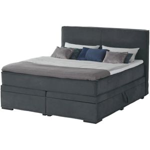 Boxi Boxspringbett mit Bettkasten Boxi Urban ¦ grau ¦ Maße (cm): B: 160 H: 125 Betten > Boxspringbetten > Boxspringbetten 160x200 - Höffner