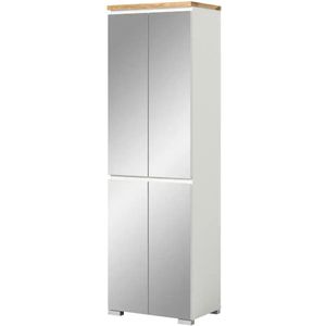 uno Schuhschrank  ¦ weiß ¦ Maße (cm): B: 60 H: 193 T: 40.0 Garderoben & Kleiderstangen > Garderoben Schuhschränke - Höffner