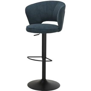uno Barhocker mit bequemer Rückenlehne Gerrit ¦ türkis/petrol ¦ Maße (cm): B: 54 H: 112,8 T: 54.0 Polstermöbel > Hocker > Barhocker - Höffner