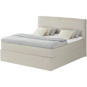 Boxi Boxspringbett mit trendigem Keder Boxi ¦ beige ¦ Maße (cm): B: 180 H: 125 Betten > Boxspringbetten > Boxspringbetten 180x200 - Höffner