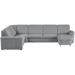 meinSofa Wohnlandschaft Mikrofaser Rita ¦ grau ¦ Maße (cm): B: 330 H: 91 T: 240.0 Polstermöbel > Sofas > Wohnlandschaften - Höffner