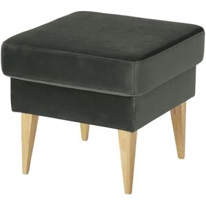 switch Hocker aus Samt Taco ¦ grau ¦ Maße (cm): B: 49 H: 45 T: 49.0 Polstermöbel > Hocker - Höffner
