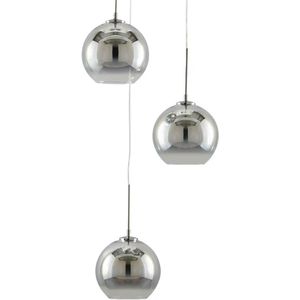 Meisterleuchten LED-Pendelleuchte  chrom Glas chromfarben beschichtet  ¦ gold ¦ Maße (cm): H: 150  Ø: 30 Lampen & Leuchten > LED-Leuchten > LED-Deckenleuchten - Höffner