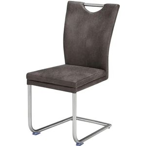 Freischwinger  Mira ¦ grau ¦ Maße (cm): B: 44 H: 95 T: 58.0 Stühle > Schwingstühle - Höffner