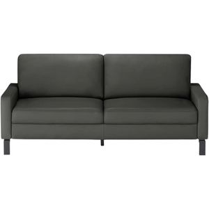 Max Schelling Einzelsofa aus Echtleder Maximum ¦ grau ¦ Maße (cm): B: 184 H: 86 T: 97.0 Polstermöbel > Sofas > 2-Sitzer - Höffner