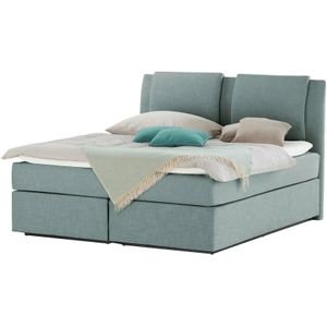 Wohnwert Boxspringbett  Dormian Saman ¦ türkis/petrol ¦ Maße (cm): B: 180 H: 127 Betten > Boxspringbetten > Boxspringbetten 180x200 - Höffner