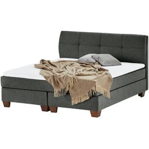 SKAGEN BEDS Boxspringbett  Vegg ¦ grau ¦ Maße (cm): B: 205 H: 112,5 Betten > Boxspringbetten > Boxspringbetten 200x200 - Höffner