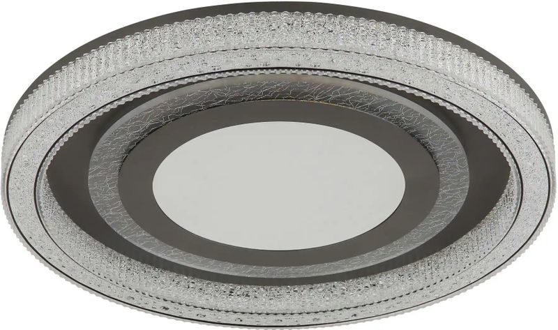 Globo Lighting Deckenleuchte  ¦ schwarz ¦ Maße (cm): B: 48 H: 7  Ø: 48 Lampen & Leuchten > Deckenleuchten - Höffner