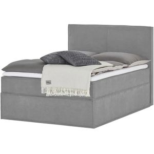 Boxi Boxspringbett 140 x 200 cm mit trendigem Keder Boxi Urban ¦ grau ¦ Maße (cm): B: 140 H: 125 Betten > Einzelbetten - Höffner