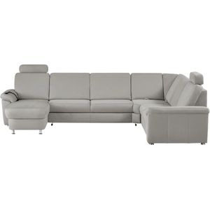 meinSofa Wohnlandschaft Mikrofaser Rita ¦ grau ¦ Maße (cm): B: 330 H: 91 T: 240.0 Polstermöbel > Sofas > Schlafsofas - Höffner