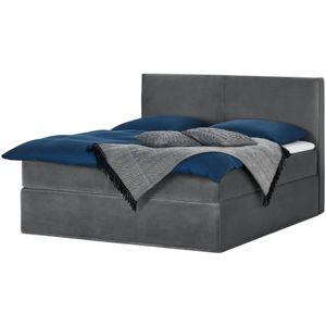 Boxi Boxspringbett 180 x 200 cm  Boxi Classic ¦ grau ¦ Maße (cm): B: 180 H: 125 Betten > Boxspringbetten > Boxspringbetten 180x200 - Höffner