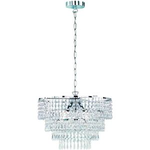 Trio Pendelleuchte  ¦ transparent/klar ¦ Maße (cm): B: 42 H: 150 T: 42.0 Lampen & Leuchten > LED-Leuchten > LED-Deckenleuchten - Höffner
