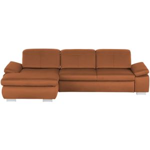 Lounge Collection Ecksofa aus Mikrofaser Kathrin ¦ orange ¦ Maße (cm): B: 309 H: 85 T: 195.0 Polstermöbel > Sofas > Ecksofas - Höffner