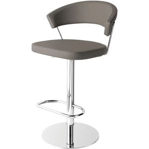 Connubia Barstuhl  New York ¦ grau ¦ Maße (cm): B: 57 H: 110 T: 53.0 Polstermöbel > Hocker > Barhocker - Höffner