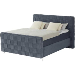 Wohnwert Boxspringbett  Tefla ¦ grau ¦ Maße (cm): B: 182 H: 132,5 Betten > Komfortbetten - Höffner
