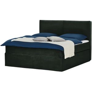 Boxi Boxspringbett 160 x 200 cm mit trendigem Keder Boxi Urban ¦ grün ¦ Maße (cm): B: 160 H: 125 Betten > Boxspringbetten > Boxspringbetten 160x200 - Höffner