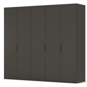 Drehtürenschrank  Finley ¦ schwarz ¦ Maße (cm): B: 251 H: 223 Schränke > Kleiderschränke > Drehtürenschränke - Höffner