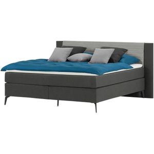 Boxspringbett  Synda ¦ grau ¦ Maße (cm): B: 160 H: 107 Betten > Einzelbetten - Höffner